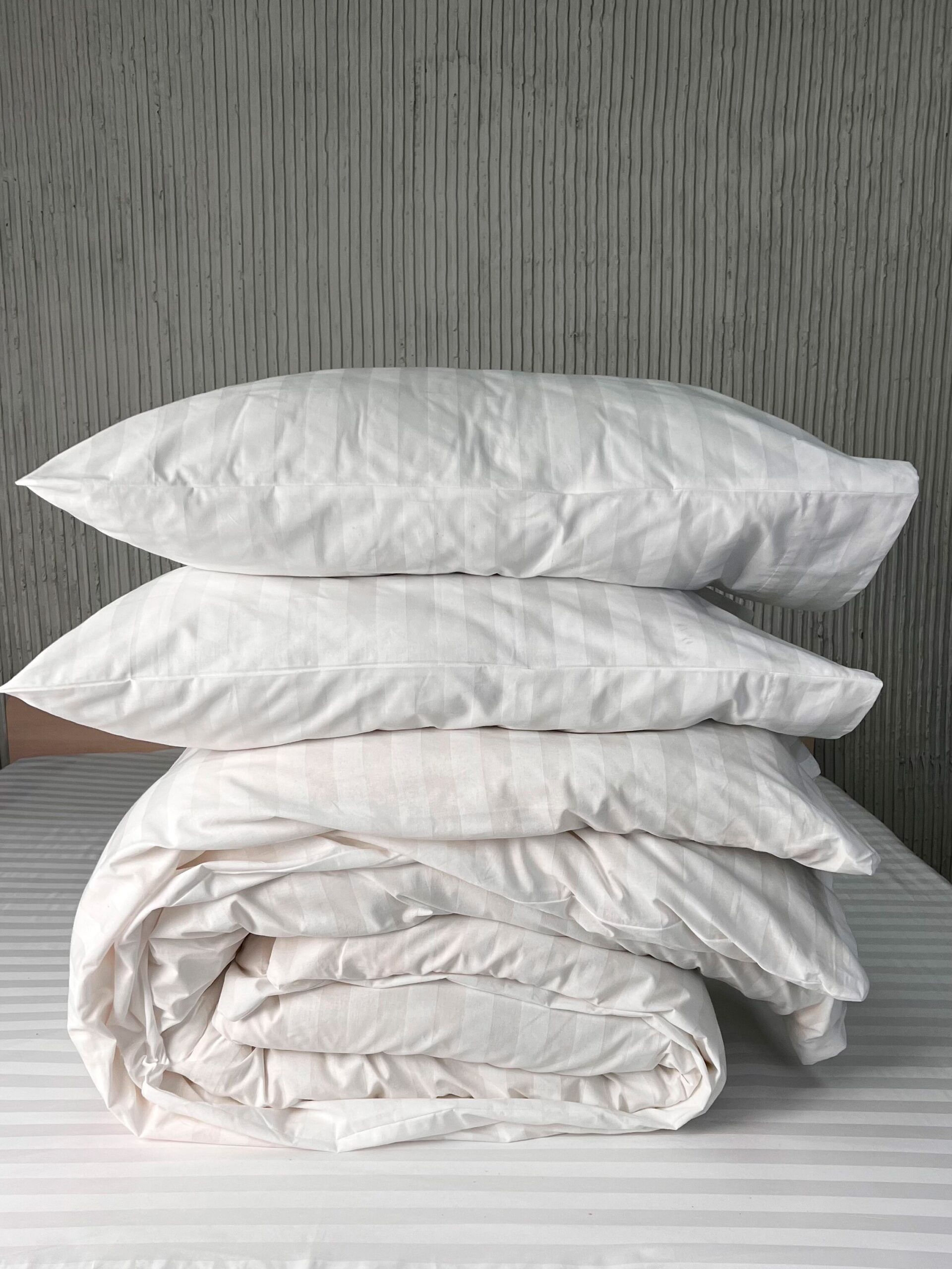 Постельное белье, поплин, белый, наволочки